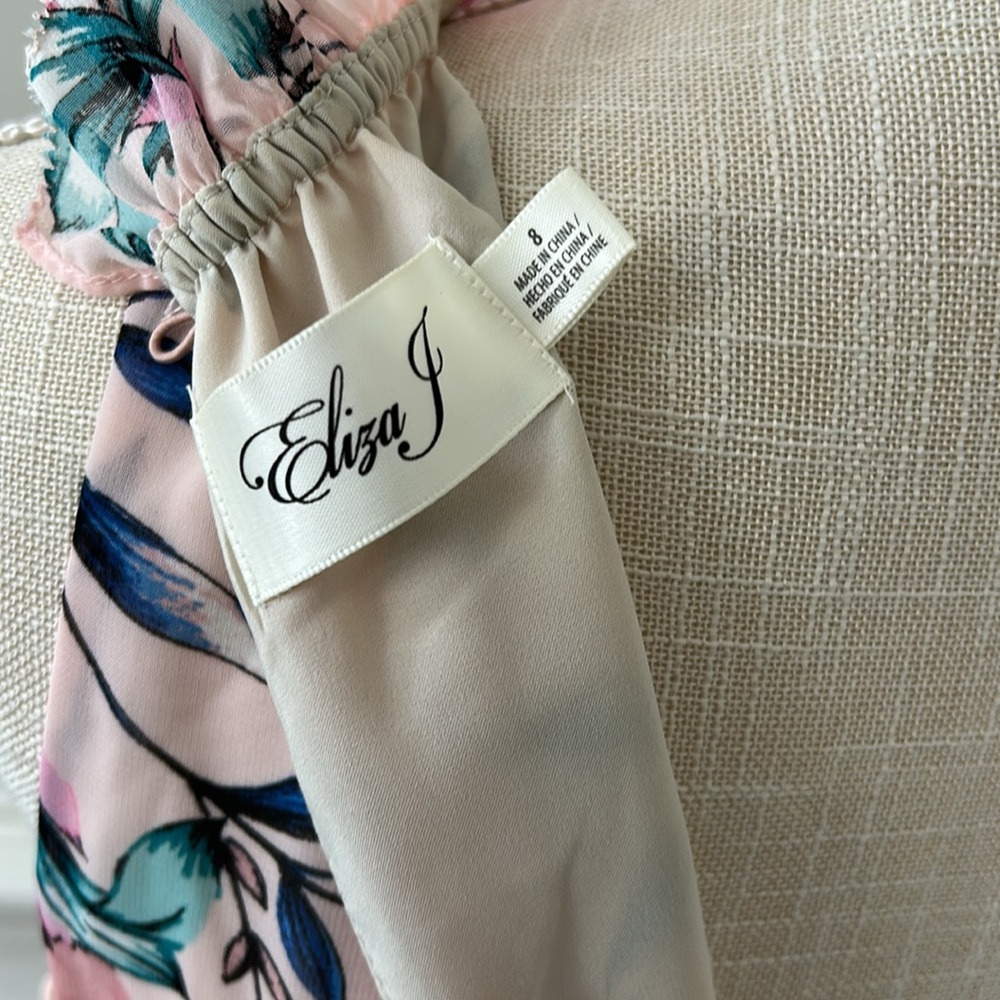 Eliza J Pink Halter Midi Sundress - Picture 5 of 5